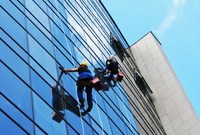 veilig werken op hoogte glasbewassing